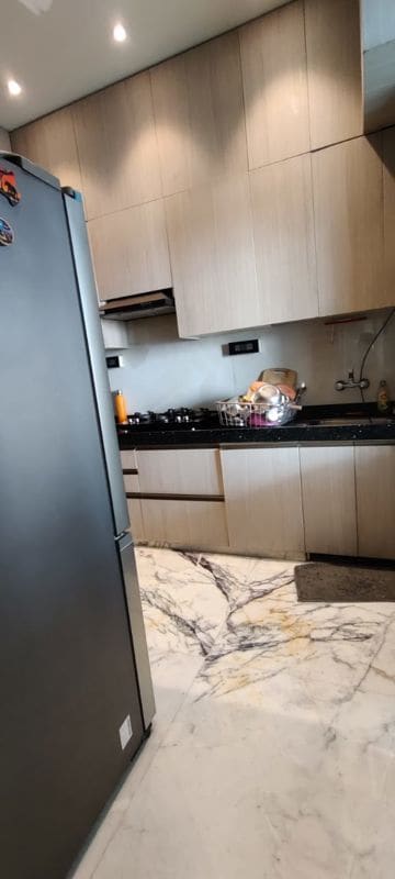 Kitchen in 2 BHK Apartment at Enpar Lotus Residency, Lower Parel – for Rent