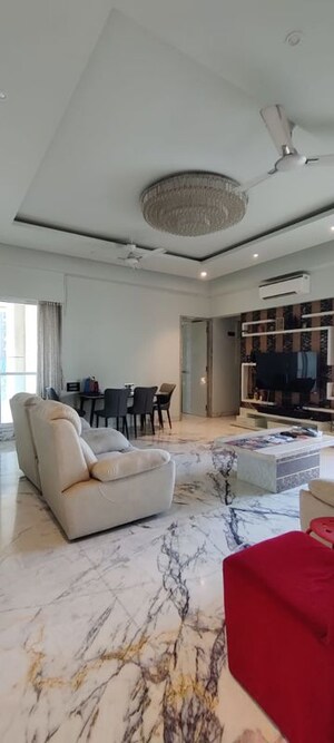Living Room in 2 BHK Apartment at Enpar Lotus Residency, Lower Parel – for Rent