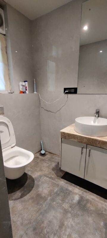 Bathroom in 2 BHK Apartment at Enpar Lotus Residency, Lower Parel – for Rent