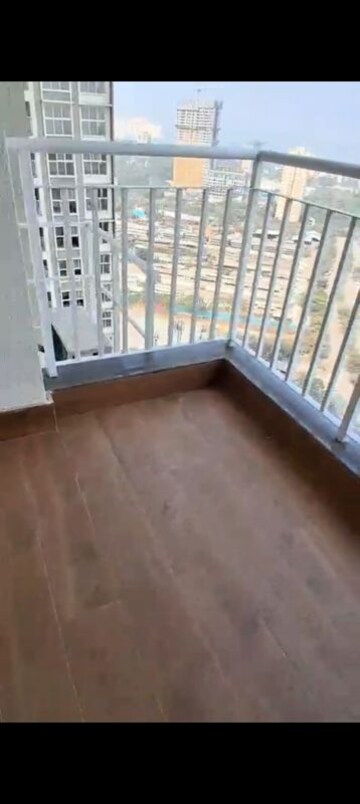 Balcony in 2 BHK Apartment at Lodha Amara Tower 6 and 22, Kolshet Road – for Rent