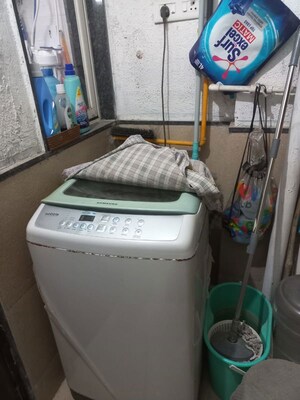 Laundry Area in 2 BHK Apartment at Ravinanda Skylights, Wagholi – for Rent