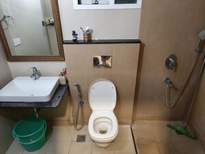 Bathroom in 3 BHK Apartment at Vaishnavi Terraces, Jp Nagar – for Rent