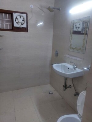 Bathroom in 2 BHK Apartment at Vasant Kunj – for Rent