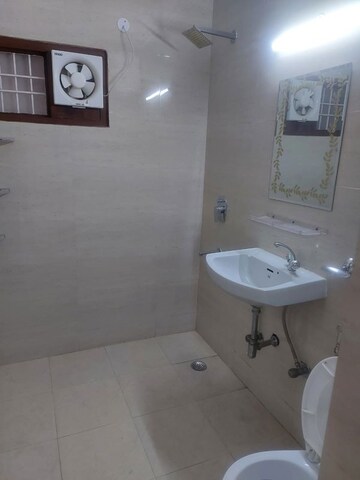Bathroom in 2 BHK Apartment at Vasant Kunj – for Rent
