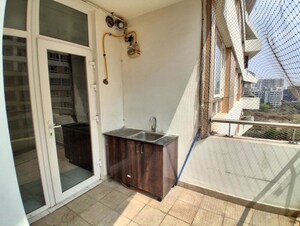 Balcony in 2 BHK Apartment at Mantri Manyata Lithos, Thanisandra – for Rent