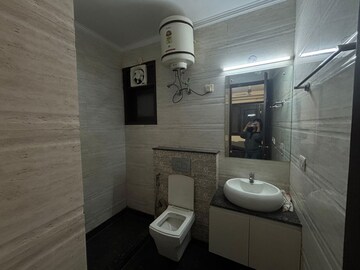 Bathroom in 3 BHK Builder Floor at Ansal Sushant Lok I, Sector 43 – for Rent