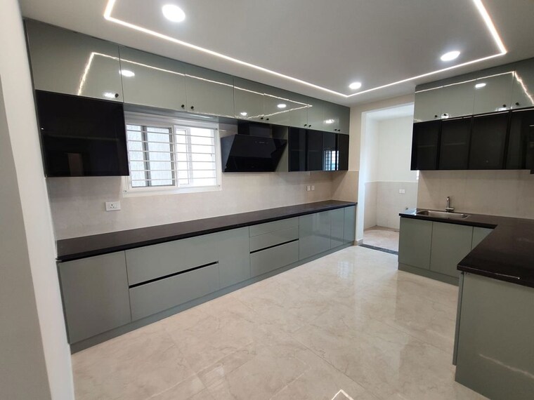 Kitchen, bollineni-bion 4 Bedroom 3390 Sq.Ft. Apartment In Kothaguda Hyderabad 10071628