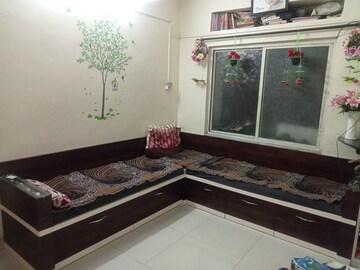 Living Room in 1 BHK Apartment at Bunty Housing Society Mayur Nagri, Pimple Gurav – for Rent