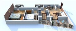 2 BHK + Basement Apartment For Rent in Mantri Manyata Lithos