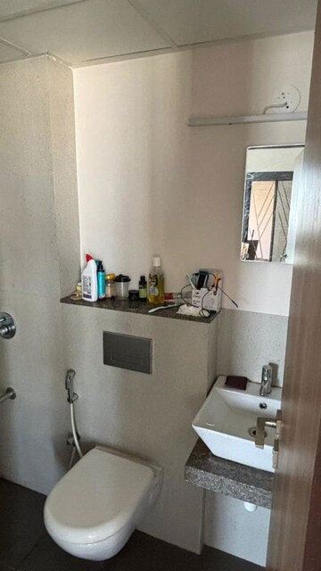 Bathroom in 2 BHK Apartment at Piramal Vaikunth, Balkum Pada – for Rent