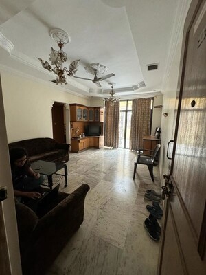 Living Room in 2 BHK Apartment at Oxford Comforts, Wanwadi – for Rent