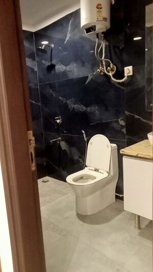 Bathroom in 2 BHK Builder Floor at Saket – for Rent
