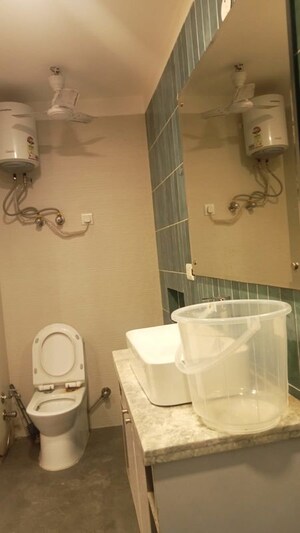 Bathroom in 2 BHK Builder Floor at Saket – for Rent