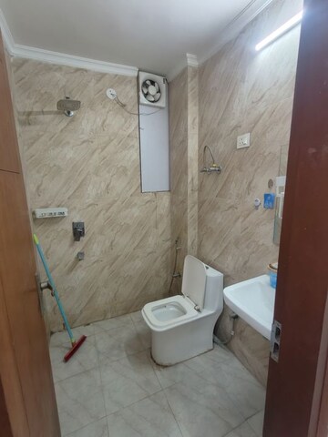 Bathroom in 2 BHK Builder Floor at Saket – for Rent