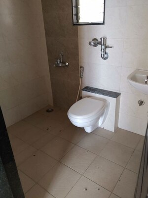 Bathroom in 3 BHK Apartment at Nyati Esplanade, Bavdhan – for Rent