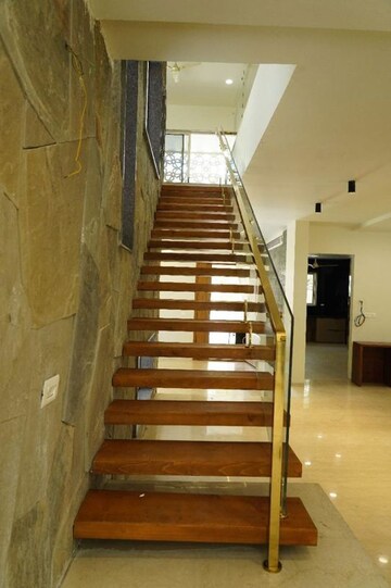 Staircase in 5 BHK Villa at Gold Fish Zresta, Kokapet – for Rent