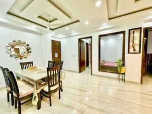 Dining area in 4 BHK Builder Floor at Vasant Kunj – for Rent