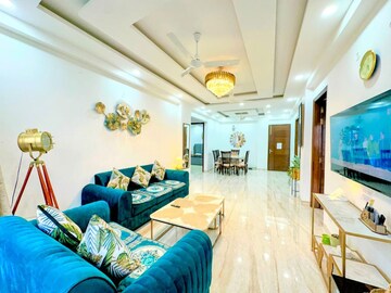 Living Room in 4 BHK Builder Floor at Vasant Kunj – for Rent