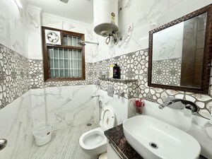 Bathroom in 4 BHK Builder Floor at Vasant Kunj – for Rent