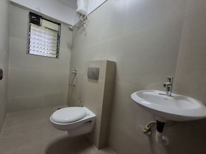 Bathroom in 3 BHK Apartment at CCI Rivali Park, Borivali East – for Rent