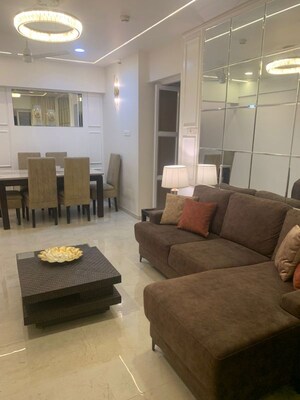 Living Room in 2 BHK Apartment at K Raheja Reserve, Mohammadwadi – for Rent