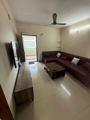 Living Room in 3 BHK Apartment at Theme Ambience Golf View, Gachibowli – for Rent