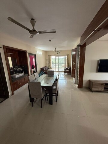 Living Room in 3 BHK Apartment at Theme Ambience Golf View, Gachibowli – for Rent