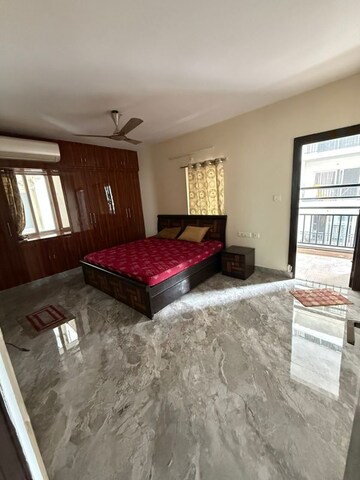 Bedroom in 3 BHK Apartment at Theme Ambience Golf View, Gachibowli – for Rent