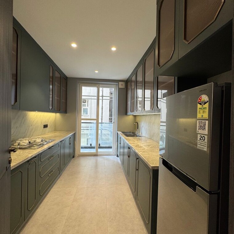 Kitchen, unitech-arcadia 3 Bedroom 600 Sq.Yd. Builder Floor In South City 2 Gurgaon 10071990