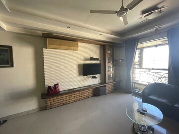 Living Room in 3 BHK Apartment at Lake Home, Powai – for Rent