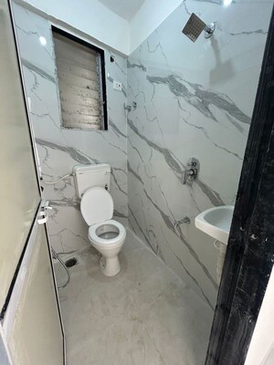 Bathroom in 1 BHK Apartment at Prakash CHS Charai, Charai – for Rent