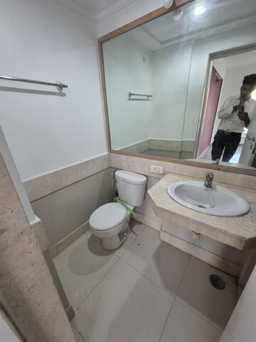 Bathroom in 2 BHK Apartment at Hiranandani Villa Grand, Ghodbunder Road – for Rent