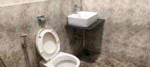 Bathroom in 2 BHK Apartment at Mayfair Housing Hillcrest, Vikhroli West – for Rent