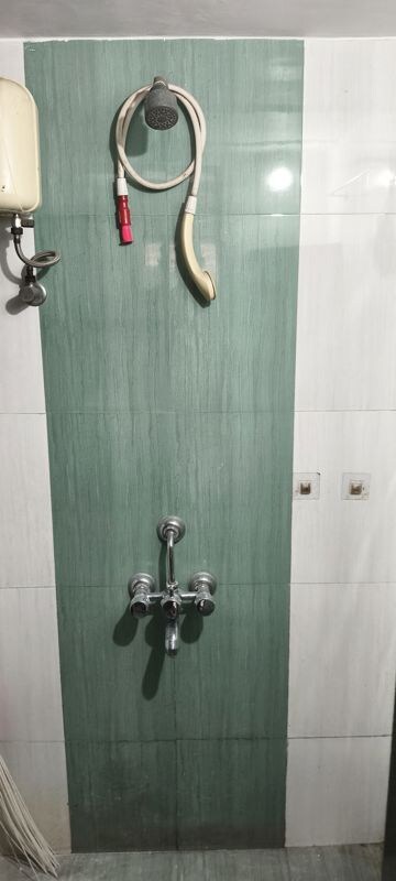 Bathroom in 1 BHK Apartment at Pawan Putra Building, Parel – for Rent