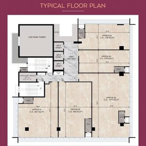 Floor Plan in  Office Space at Khar West – for Sale