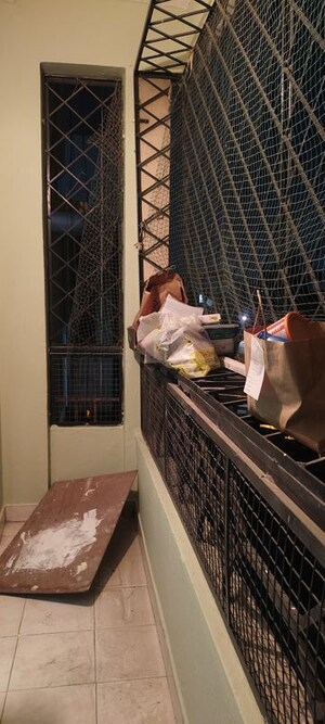 Balcony in 2 BHK Builder Floor at Murugesh Palya – for Rent