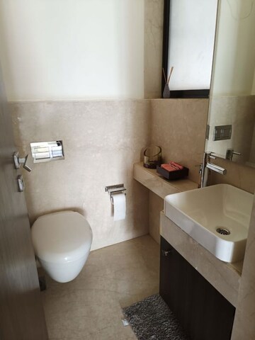 Bathroom in 3 BHK Apartment at Rustomjee Oriana, Bandra East – for Sale