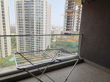 Balcony in 3 BHK Apartment at Rustomjee Oriana, Bandra East – for Sale