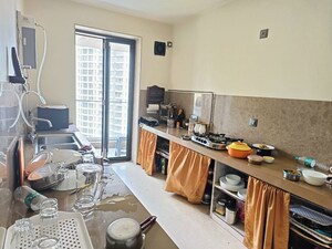Kitchen in 3 BHK Apartment at Rustomjee Oriana, Bandra East – for Sale