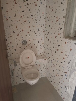 Bathroom in 1 BHK Apartment at Raunak Residency Thane, Pokhran Road No One – for Sale