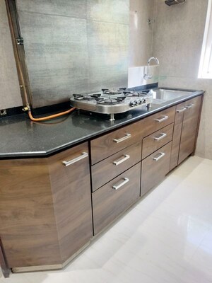 Kitchen in 4 BHK Apartment at Rama Krishna, Khar West – for Rent