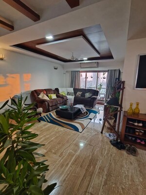 Living Room in 3 BHK Apartment at Khar West – for Rent