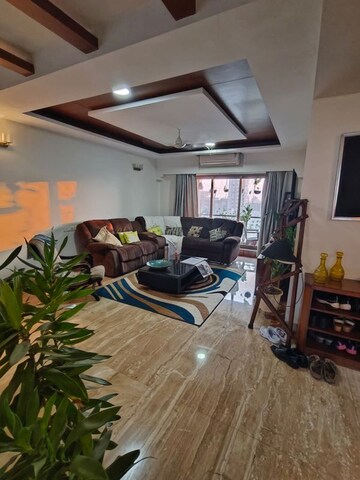 Living Room in 3 BHK Apartment at Khar West – for Rent