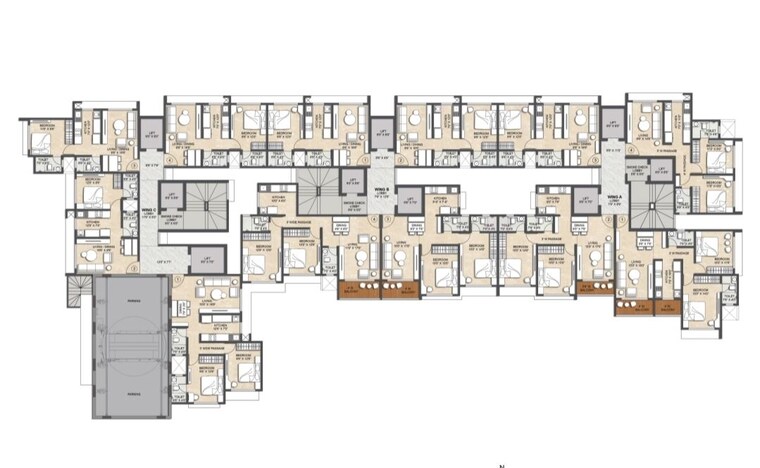 Master Plan, joy-shanti-jeevan 1 Bedroom 430 Sq.Ft. Apartment In Santacruz East Mumbai 10072628