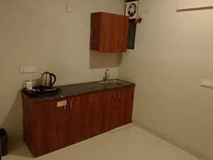Kitchen in 1 BHK Builder Floor at Ansal Sushant Lok I, Sector 43 – for Rent