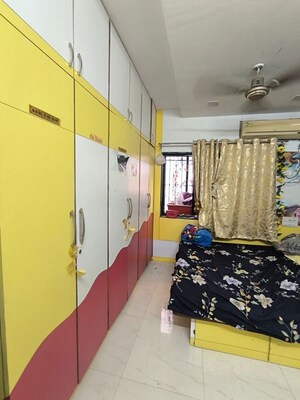 Bedroom in 3 BHK Apartment at Aniket Heights, Chinchwad – for Rent