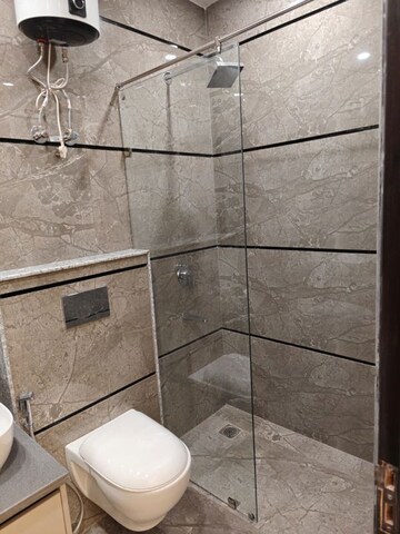 Bathroom in 3 BHK Builder Floor at Ansal Sushant Lok I, Sector 43 – for Rent