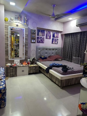 Bedroom in 2 BHK Apartment at Aditya Aryan, Borivali East – for Rent