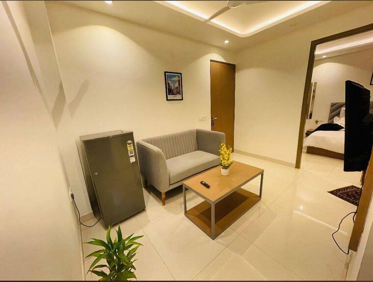 Living Room, saket 1 Bedroom 450 Sq.Ft. Builder Floor In Saket Delhi 10072866