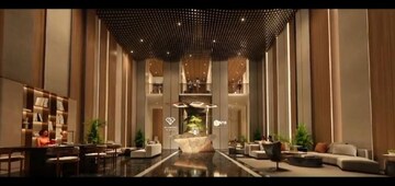 Living Room in 4 BHK Apartment at Financial District – for Sale